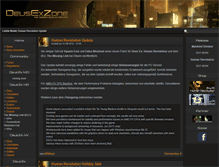 Tablet Screenshot of deusexzone.net